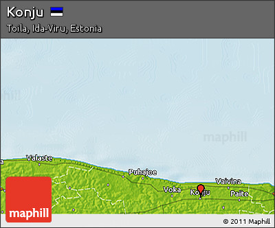 Physical 3D Map of Konju