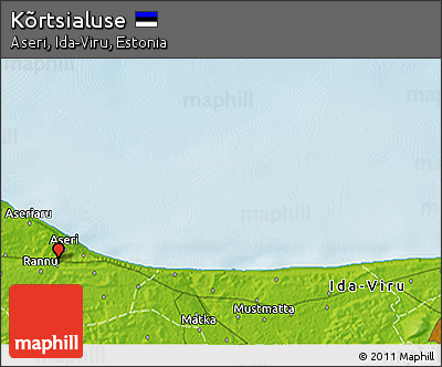 Physical 3D Map of Kõrtsialuse