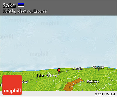 Physical 3D Map of Saka