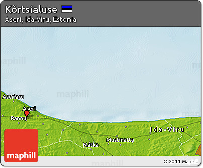 Physical 3D Map of Kõrtsialuse
