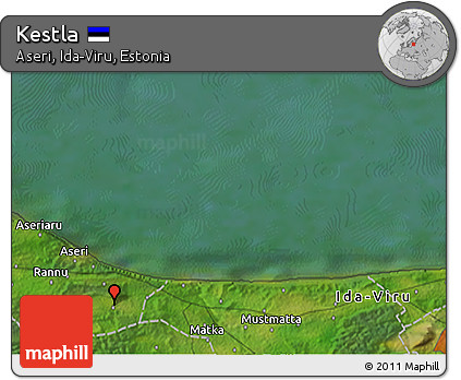 Satellite 3D Map of Kestla