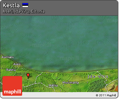 Satellite 3D Map of Kestla