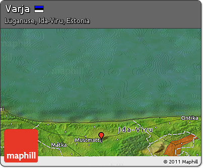Satellite 3D Map of Varja