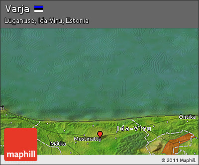 Satellite 3D Map of Varja