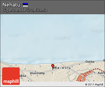 Shaded Relief 3D Map of Nehatu