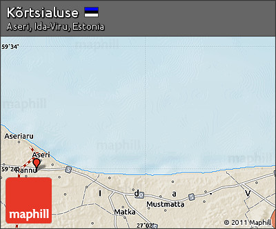 Shaded Relief Map of Kõrtsialuse