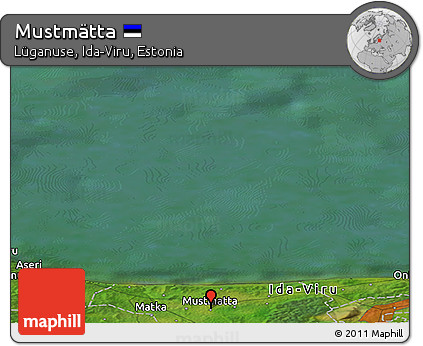 Satellite Panoramic Map of Mustmätta