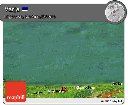 Satellite Panoramic Map of Varja