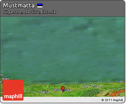 Satellite Panoramic Map of Mustmätta