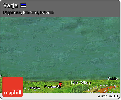 Satellite Panoramic Map of Varja