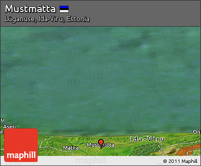 Satellite Panoramic Map of Mustmätta