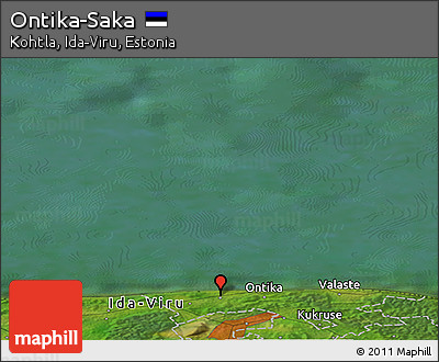 Satellite Panoramic Map of Ontika-Saka