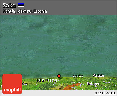 Satellite Panoramic Map of Saka