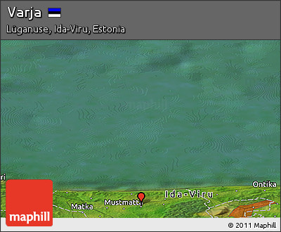 Satellite Panoramic Map of Varja