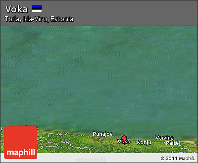 Satellite Panoramic Map of Voka