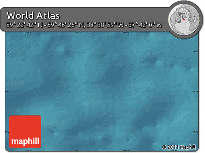 Satellite Map of the Area around 59° 34' 34" N, 38° 10' 29" W