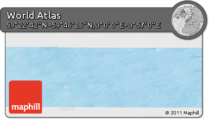 Physical Panoramic Map of the Area around 59° 34' 34" N, 3° 28' 30" E