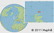 Savanna Style Location Map of the area around 59° 34' 34" N, 3° 19' 30" W
