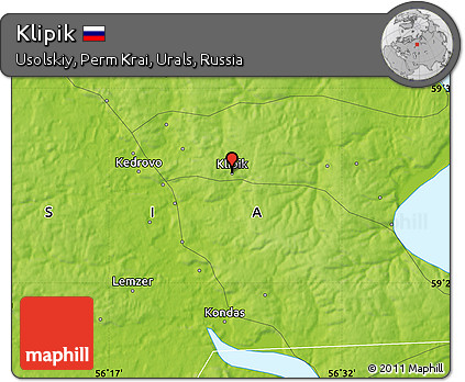 Physical Map of Klipik