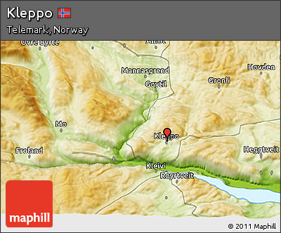 Physical 3D Map of Kleppo