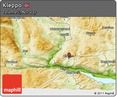 Physical 3D Map of Kleppo