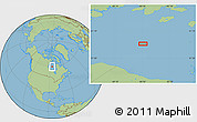 Savanna Style Location Map of the area around 59° 34' 34" N, 85° 46' 30" W