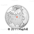 Outline Map of the Area around 59° 34' 34" N, 87° 37' 30" E, rectangular outline