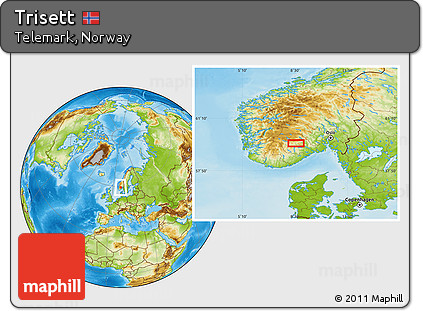 Physical Location Map of Trisett