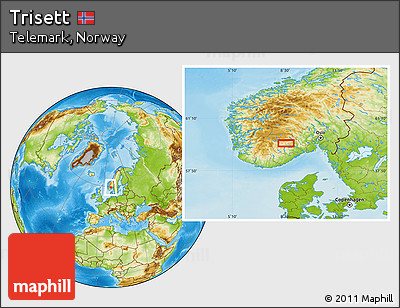 Physical Location Map of Trisett