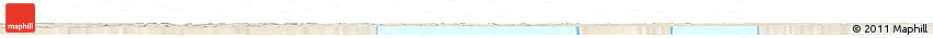 Shaded Relief Horizon Map of the Area around 59° 55' 44" N, 106° 10' 30" W