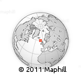 Outline Map of the Area around 59° 55' 44" N, 10° 58' 29" W, rectangular outline