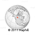 Outline Map of the Area around 59° 55' 44" N, 112° 7' 30" W, rectangular outline
