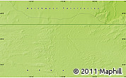Physical Map of the area around 59° 55' 44" N, 112° 58' 29" W
