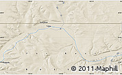 Shaded Relief Map of the area around 59° 55' 44" N, 119° 55' 30" E