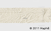 Shaded Relief Panoramic Map of the area around 59° 55' 44" N, 136° 4' 29" E
