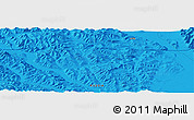 Political Panoramic Map of the area around 59° 55' 44" N, 142° 1' 30" E