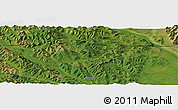 Satellite Panoramic Map of the area around 59° 55' 44" N, 142° 1' 30" E