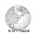Outline Map of the Area around 59° 55' 44" N, 143° 43' 29" E, rectangular outline