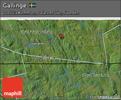 Satellite 3D Map of Gällinge