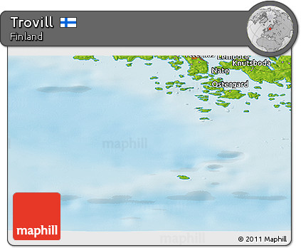 Physical Panoramic Map of Trovill