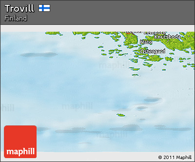 Physical Panoramic Map of Trovill