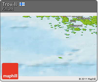 Physical Panoramic Map of Trovill