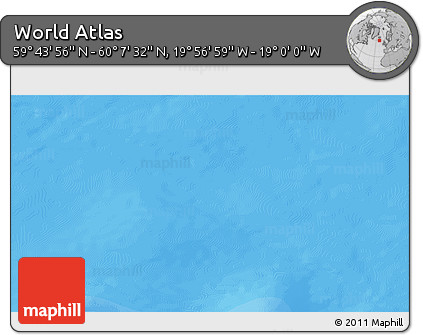 Political 3D Map of the Area around 59° 55' 44" N, 19° 28' 30" W