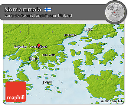 Physical 3D Map of Norrlammala