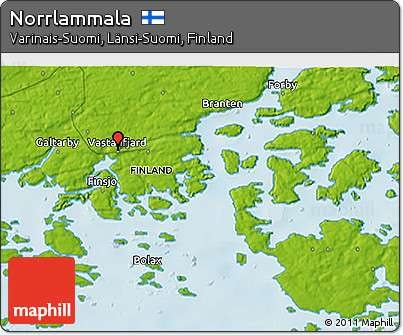 Physical 3D Map of Norrlammala