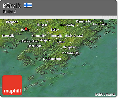 Satellite 3D Map of Båtvik