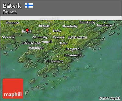 Satellite 3D Map of Båtvik