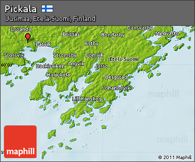 Physical Map of Pickala