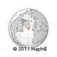 Outline Map of the Area around 59° 55' 44" N, 28° 49' 30" W, rectangular outline