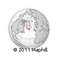 Outline Map of the Area around 59° 55' 44" N, 33° 4' 30" W, rectangular outline